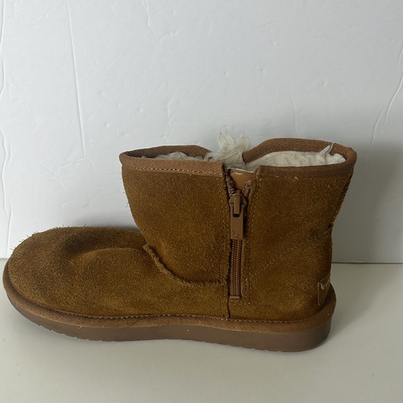 Koolaburra By UGG Brown Ankle boots Mini Bailey Bow II Kid’s Size 3 - Picture 8 of 9